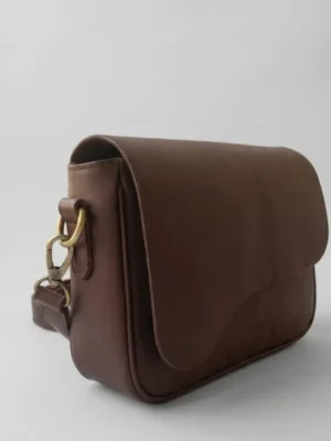 Sac à Bandoulière Cuir Vintage – Style Classique Intemporel Femme