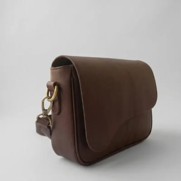 Sac à Bandoulière Cuir Vintage – Style Classique Intemporel Femme