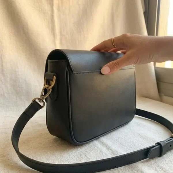 Sac à Bandoulière Cuir Vintage – Style Classique Intemporel Femme